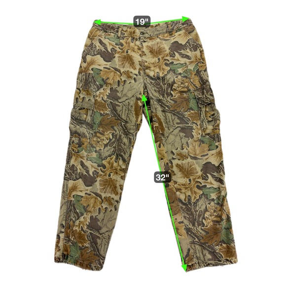 Spartan Realtree Camo Cargo Pants Mens 38x32 Leaf Pattern Hunting Tactical‎ - Picture 8 of 12